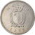 Moneta, Malta, 25 Cents, 1995, Franklin Mint, BB, Rame-nichel, KM:97