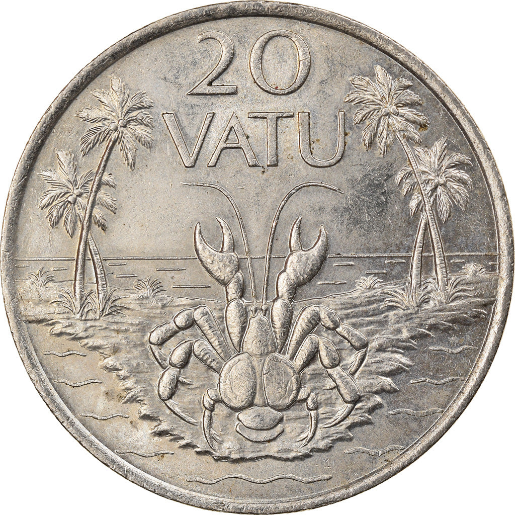 Coin, Vanuatu, 20 Vatu, 1983, British Royal Mint, EF(40-45), Copper-nickel, KM:7