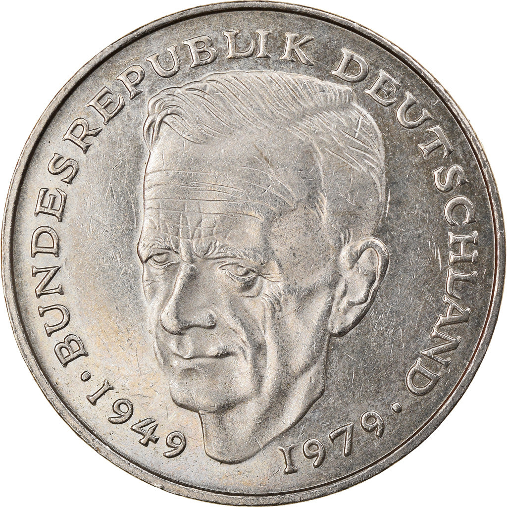 Coin, GERMAN-DEMOCRATIC REPUBLIC, 2 Mark, 1988, Berlin, EF(40-45), Aluminum