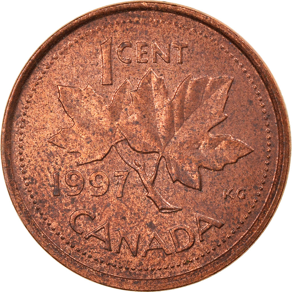 Moneta, Canada, Elizabeth II, Cent, 1997, Royal Canadian Mint, Ottawa