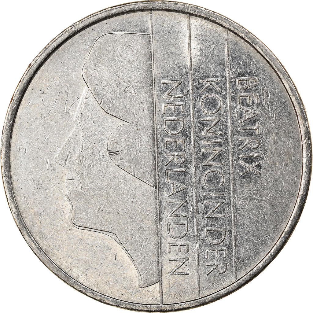Coin, Netherlands, Beatrix, Gulden, 1997, EF(40-45), Nickel, KM:205