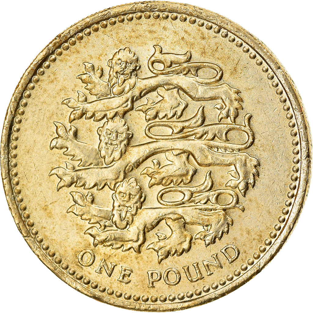 Coin, Great Britain, Elizabeth II, Pound, 2002, British Royal Mint, EF(40-45)