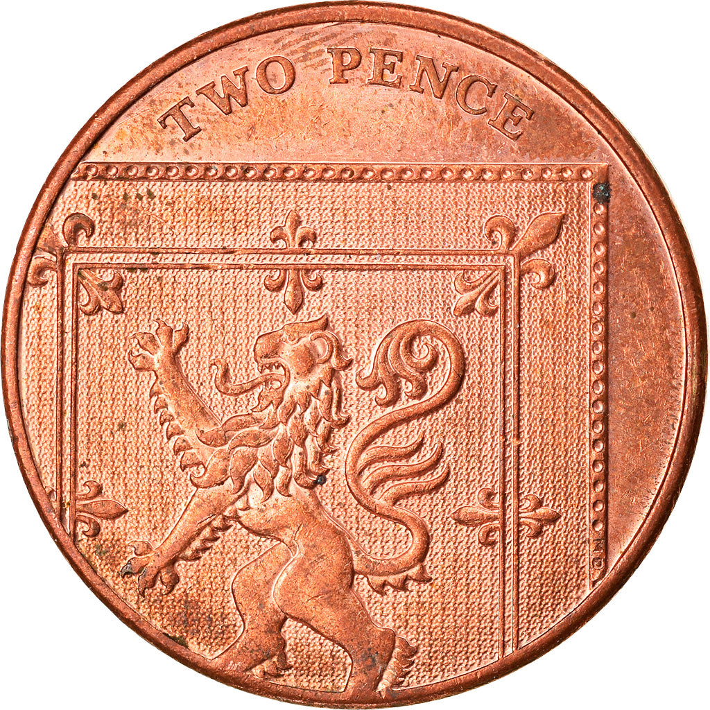 Munten, Groot Bretagne, Elizabeth II, 2 Pence, 2011, ZF, Copper Plated Steel