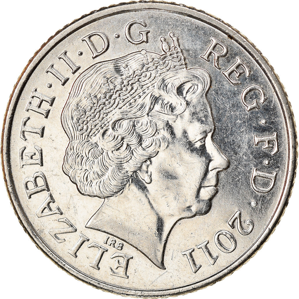 Munten, Groot Bretagne, Elizabeth II, 10 Pence, 2011, British Royal Mint, ZF