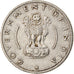 Munten, INDIAASE REPUBLIEK, 1/4 Rupee, 1954, FR+, Nickel, KM:5.2