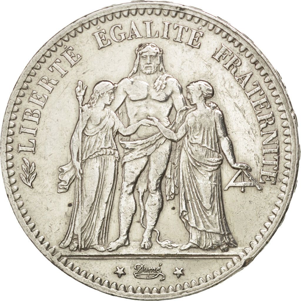 Monnaie, France, Hercule, 5 Francs, 1876, Paris, TTB+, Argent, KM:820.1