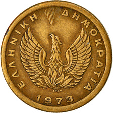 Coin, Greece, 50 Lepta, 1973, VF(20-25), Nickel-brass, KM:106