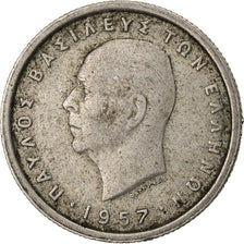 Coin, Greece, Paul I, 50 Lepta, 1957, VF(30-35), Copper-nickel, KM:80