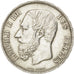 BELGIUM, 5 Francs, 5 Frank, 1873, KM #24, EF(40-45), Silver, 24.95