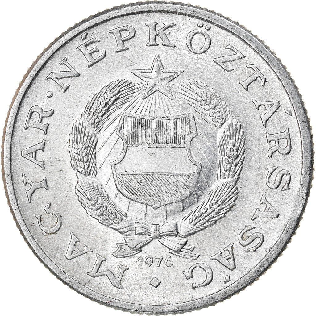 Munten, Hongarije, Forint, 1976, Budapest, ZF, Aluminium, KM:575