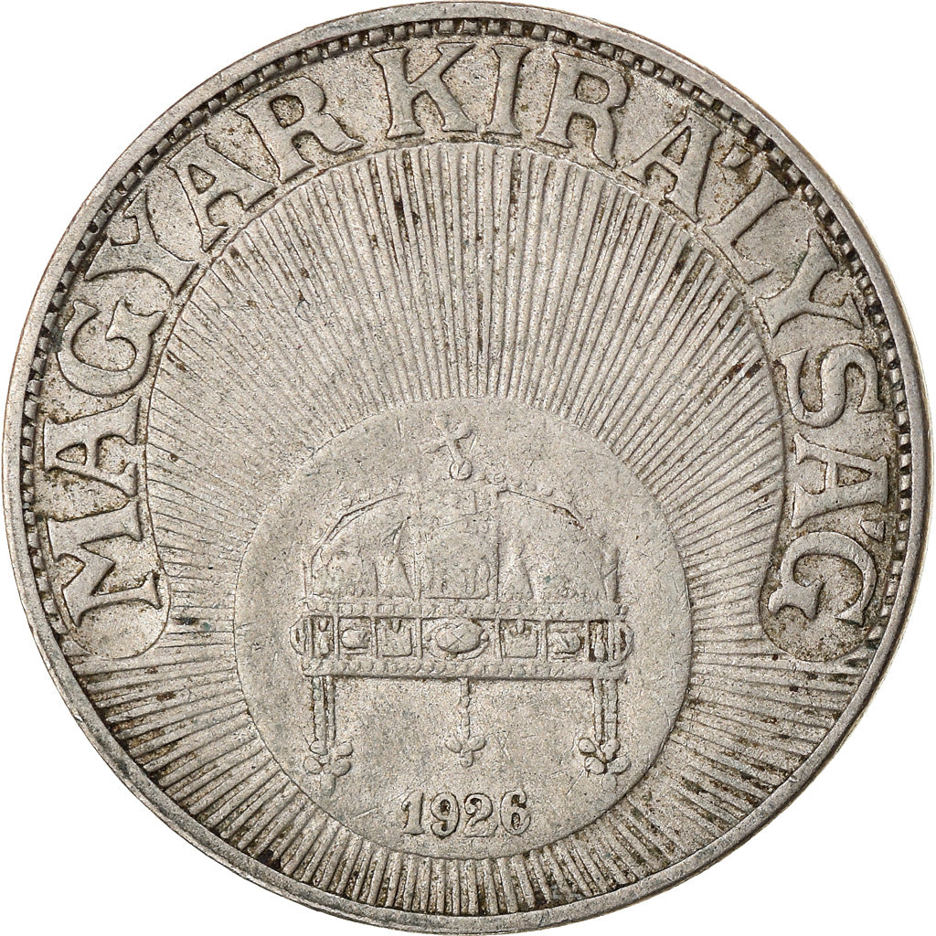 Moneta, Ungheria, 20 Fillér, 1926, Budapest, MB+, Rame-nichel, KM:508