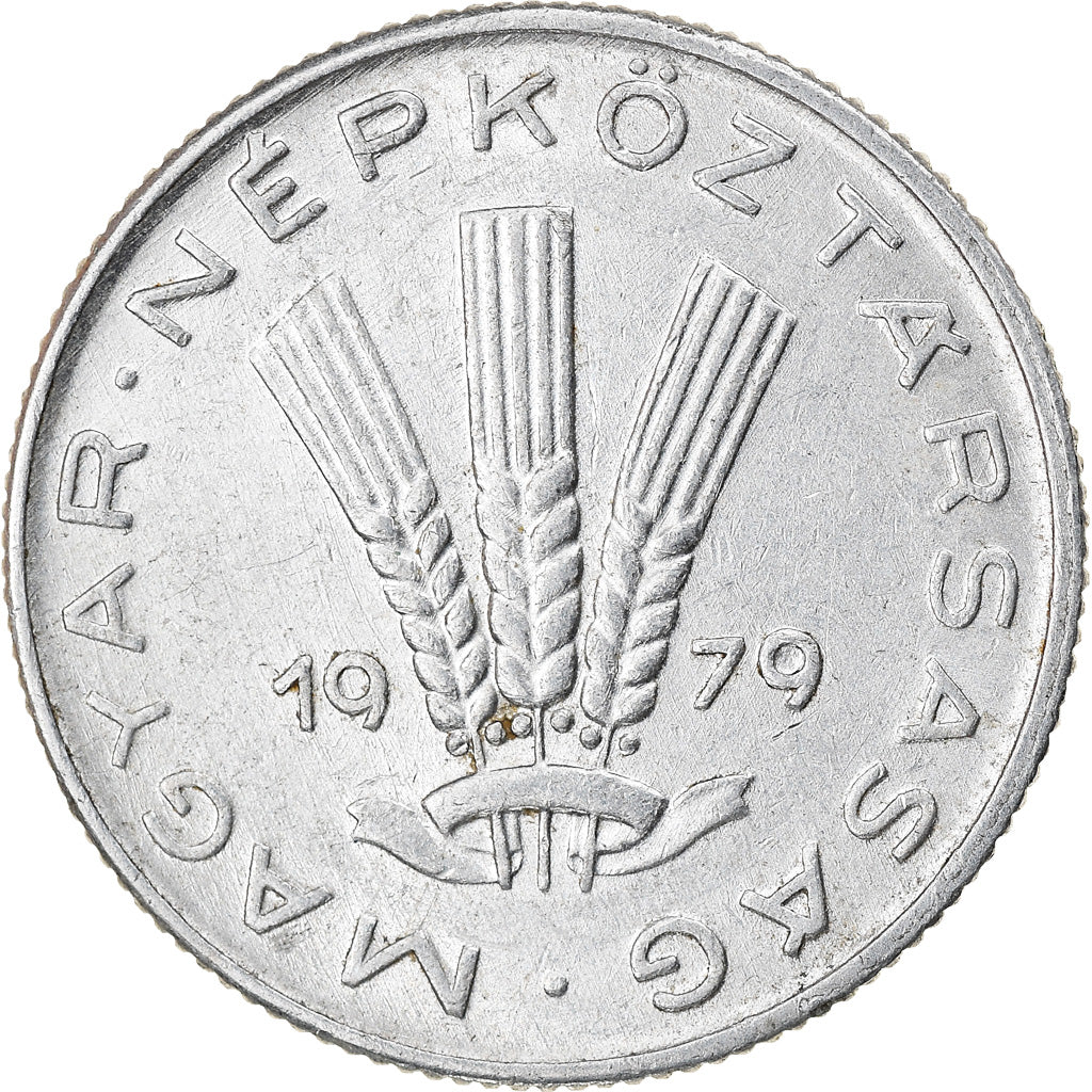 Moneta, Węgry, 20 Fillér, 1979, Budapest, EF(40-45), Aluminium, KM:573