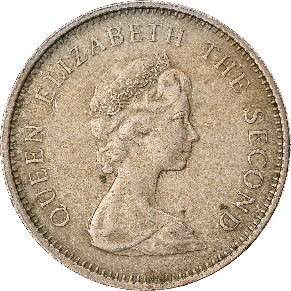 Coin, Jersey, Elizabeth II, 5 New Pence, 1968, VF(30-35), Copper-nickel, KM:32