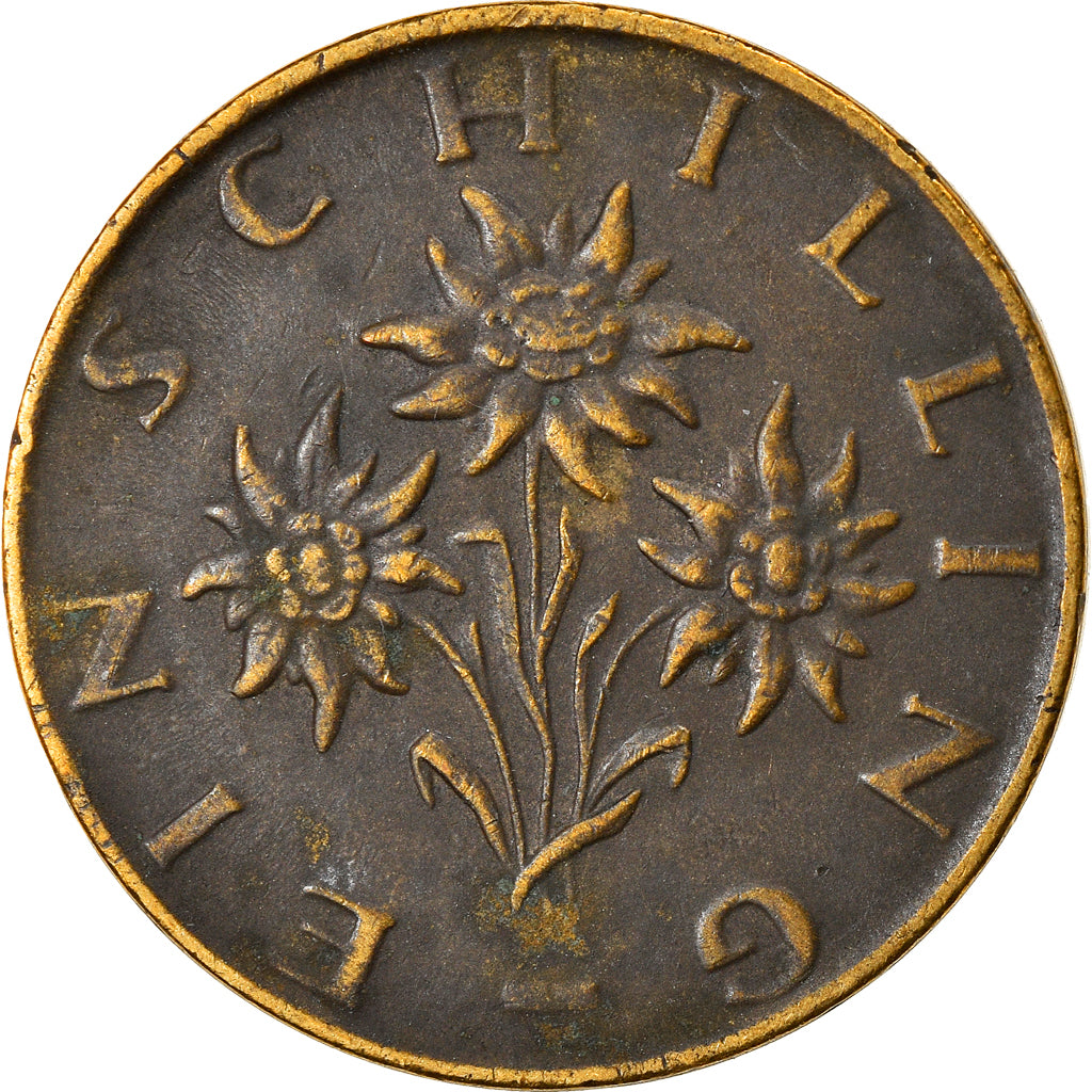 Coin, Austria, Schilling, 1973, VF(30-35), Aluminum-Bronze, KM:2886