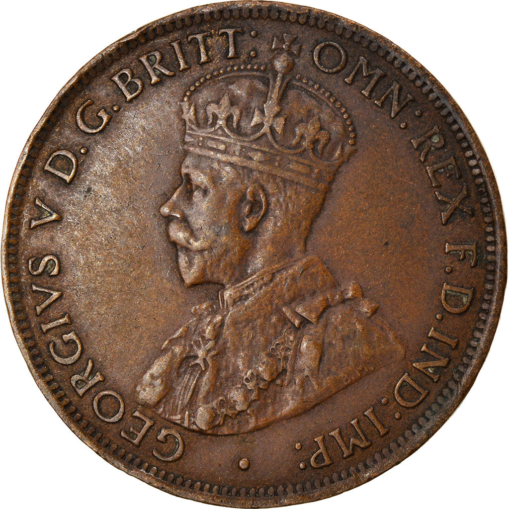 Coin, Jersey, George V, 1/24 Shilling, 1913, VF(20-25), Bronze, KM:11