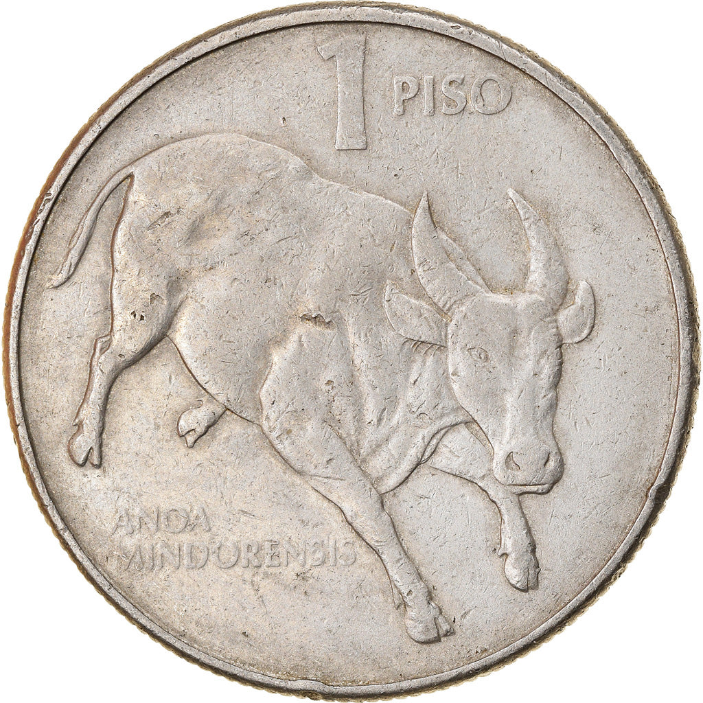Münze, Philippinen, Piso, 1985, S+, Copper-nickel, KM:243.1