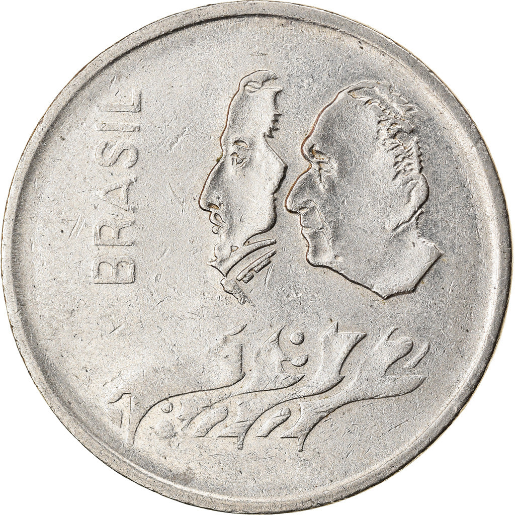 Moneta, Brasile, Cruzeiro, 1972, MB+, Nichel, KM:582
