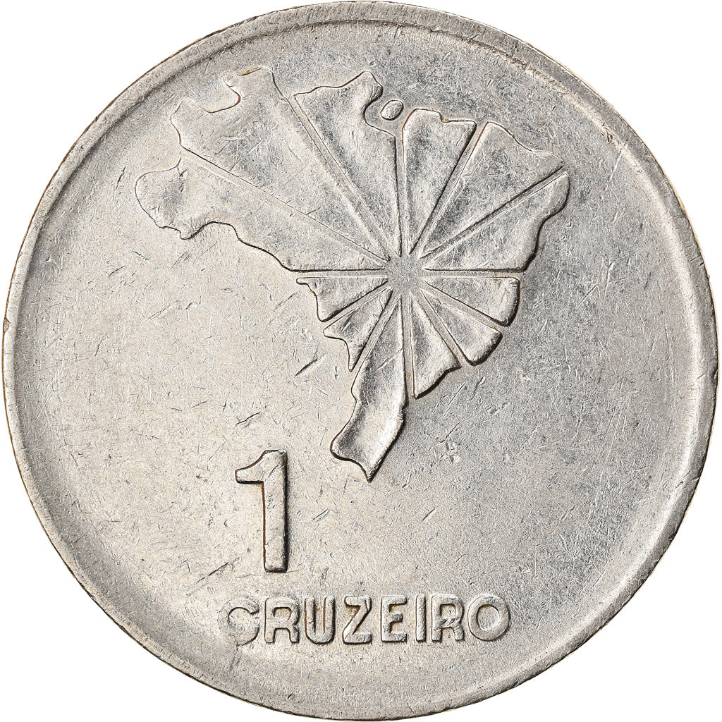 Moneta, Brasile, Cruzeiro, 1972, MB+, Nichel, KM:582