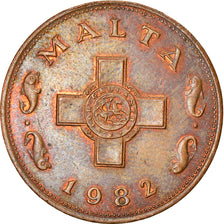 Monnaie, Malte, Cent, 1982, Franklin Mint, USA, TTB, Bronze, KM:57