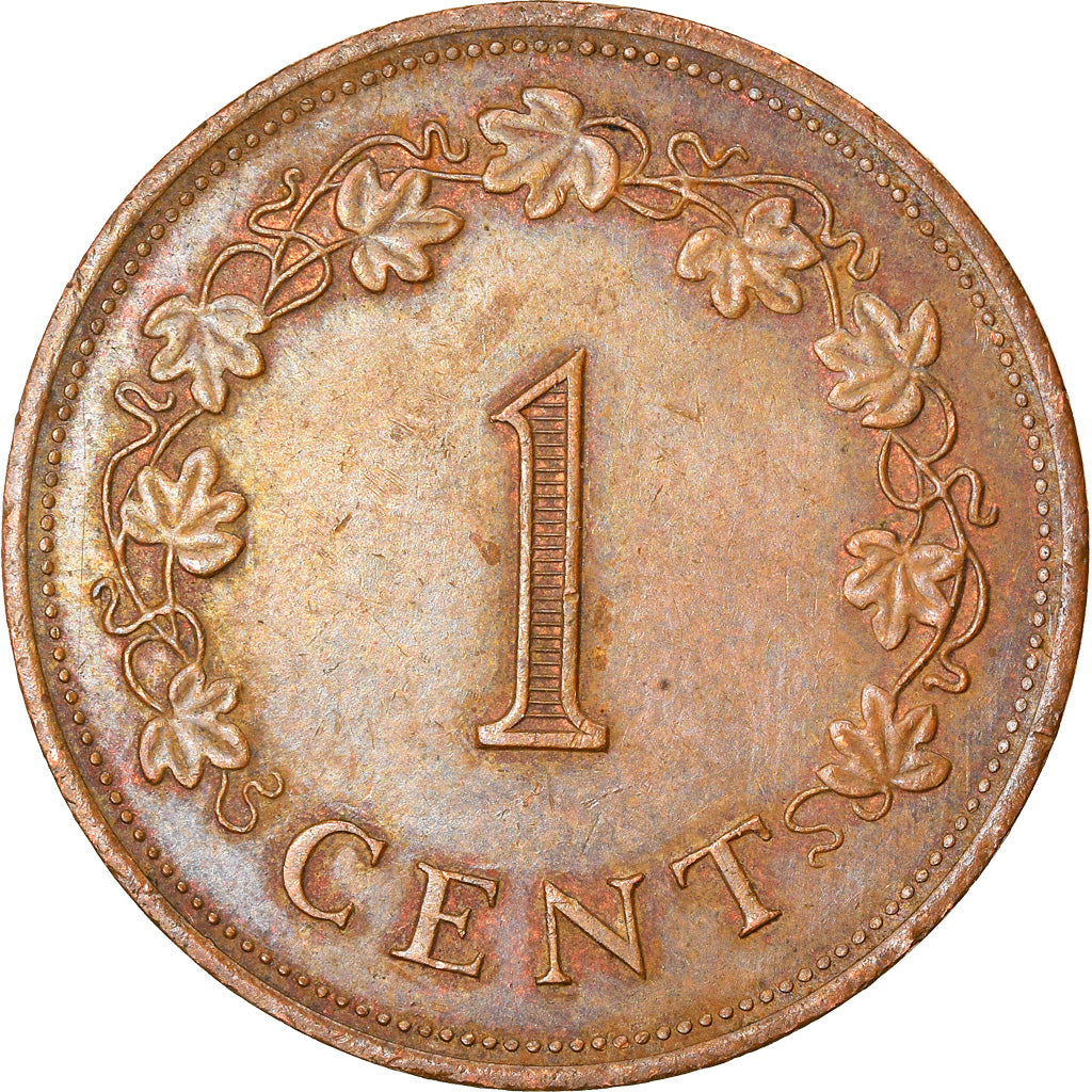 Monnaie, Malte, Cent, 1982, Franklin Mint, USA, TTB, Bronze, KM:57