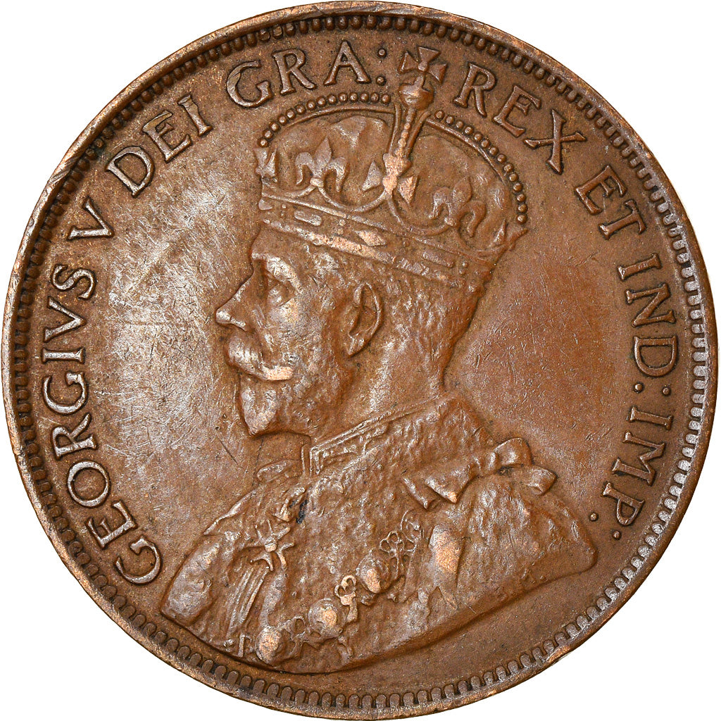Coin, Canada, George V, Cent, 1917, Royal Canadian Mint, Ottawa, EF(40-45)