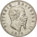 ITALY, 5 Lire, 1870, Milan, KM #8.3, EF(40-45), Silver, 24.82