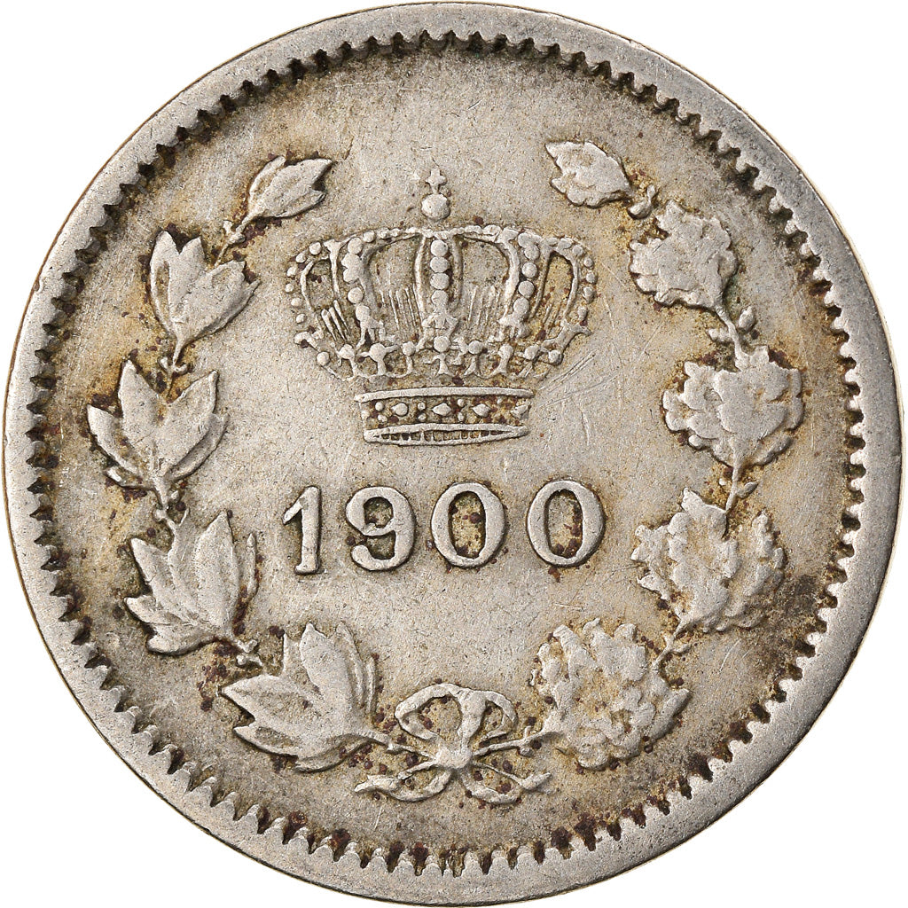 Moneta, Romania, Carol I, 10 Bani, 1900, MB, Rame-nichel, KM:29