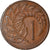 Moneta, Nowa Zelandia, Elizabeth II, Cent, 1974, EF(40-45), Bronze, KM:31.1