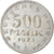 Moneda, ALEMANIA - REPÚBLICA DE WEIMAR, 500 Mark, 1923, Munich, BC+, Aluminio