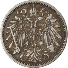Coin, Austria, Franz Joseph I, 20 Heller, 1908, VF(30-35), Nickel, KM:2803