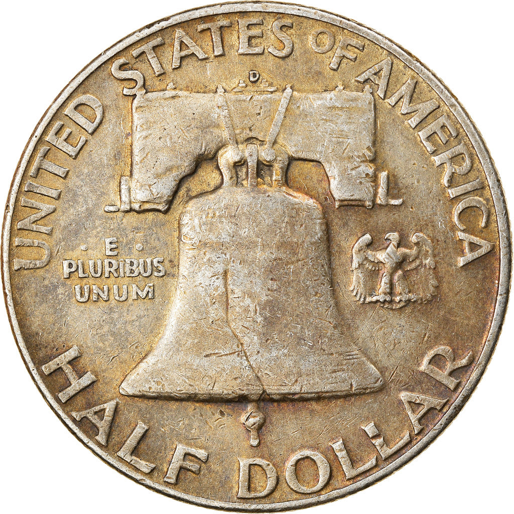 Coin, United States, Franklin Half Dollar, Half Dollar, 1953, U.S. Mint