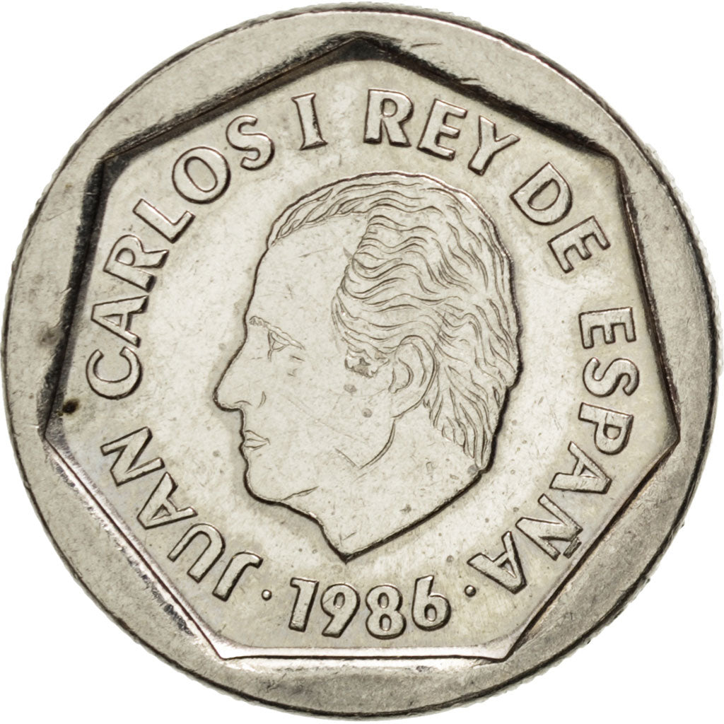 Spagna, Juan Carlos I, 200 Pesetas, 1986, SPL-, Rame-nichel, KM:829