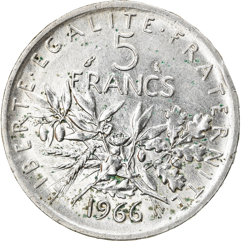 Coin, France, Semeuse, 5 Francs, 1966, Paris, VF(30-35), Silver, KM:926
