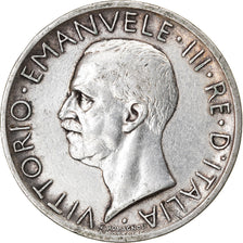 Moneta, Italia, Vittorio Emanuele III, 5 Lire, 1927, Rome, BB, Argento, KM:67.1