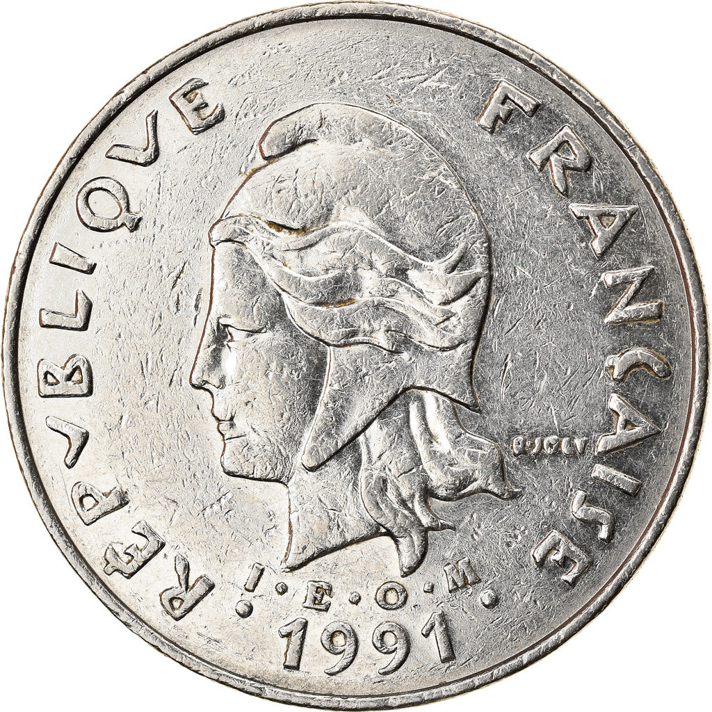 Monnaie, Nouvelle-Calédonie, 50 Francs, 1991, Paris, TTB, Nickel, KM:13