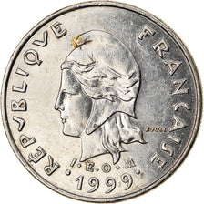 Monnaie, French Polynesia, 10 Francs, 1999, Paris, TTB, Nickel, KM:8