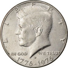 Coin, United States, Kennedy Half Dollar, Half Dollar, 1976, U.S. Mint, Denver