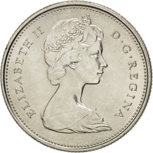 CANADA, 25 Cents, 1976, Royal Canadian Mint, KM #62b, MS(60-62), Nickel, 23.8,..