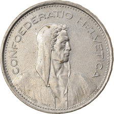 Moeda, Suíça, 5 Francs, 1974, Bern, EF(40-45), Cobre-níquel, KM:40a.1