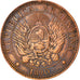 Coin, Argentina, 2 Centavos, 1890, EF(40-45), Bronze, KM:33