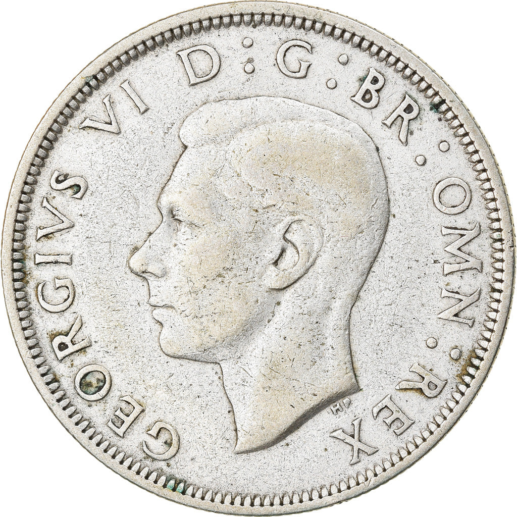 Coin, Great Britain, George VI, 1/2 Crown, 1938, EF(40-45), Silver, KM:856