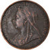 Coin, Great Britain, Victoria, Penny, 1898, VF(30-35), Bronze, KM:790