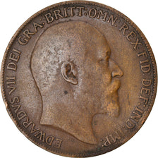 Coin, Great Britain, Edward VII, Penny, 1910, EF(40-45), Bronze, KM:794.2