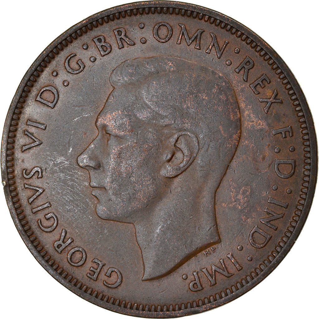 Münze, Großbritannien, George V, Penny, 1937, SS, Bronze, KM:838