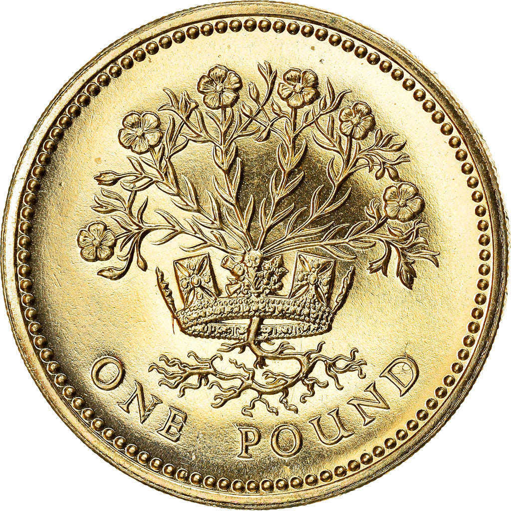 Moneta, Gran Bretagna, Elizabeth II, Pound, 1986, SPL-, Nichel-ottone, KM:946