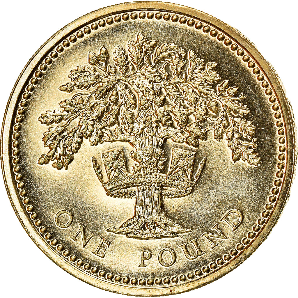 Coin, Great Britain, Elizabeth II, Pound, 1987, AU(55-58), Nickel-brass, KM:948