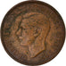 Munten, Groot Bretagne, George VI, Farthing, 1950, FR+, Bronze, KM:867