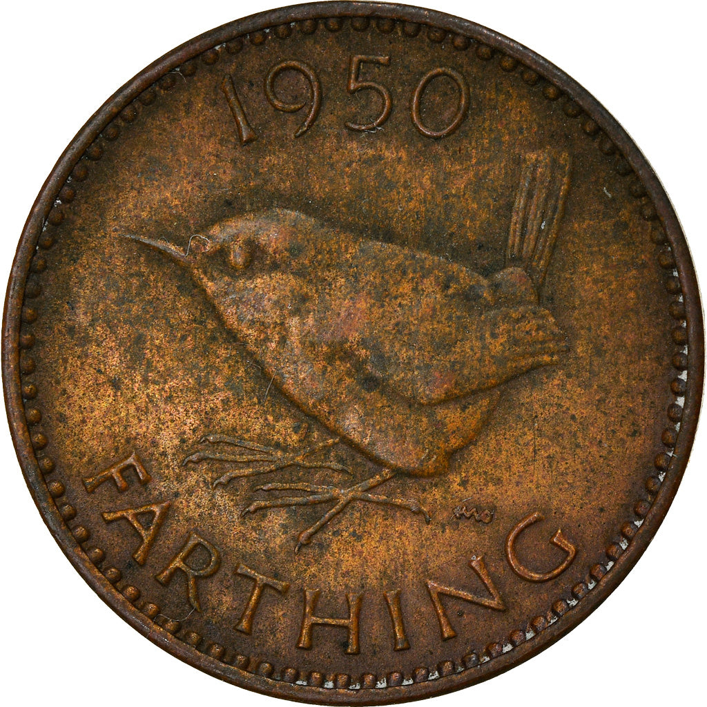 Munten, Groot Bretagne, George VI, Farthing, 1950, FR+, Bronze, KM:867
