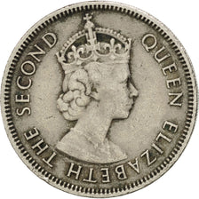 MAURITIUS, 1/2 Rupee, 1975, KM #37.1, EF(40-45), Copper-Nickel, 23.65, 5.75