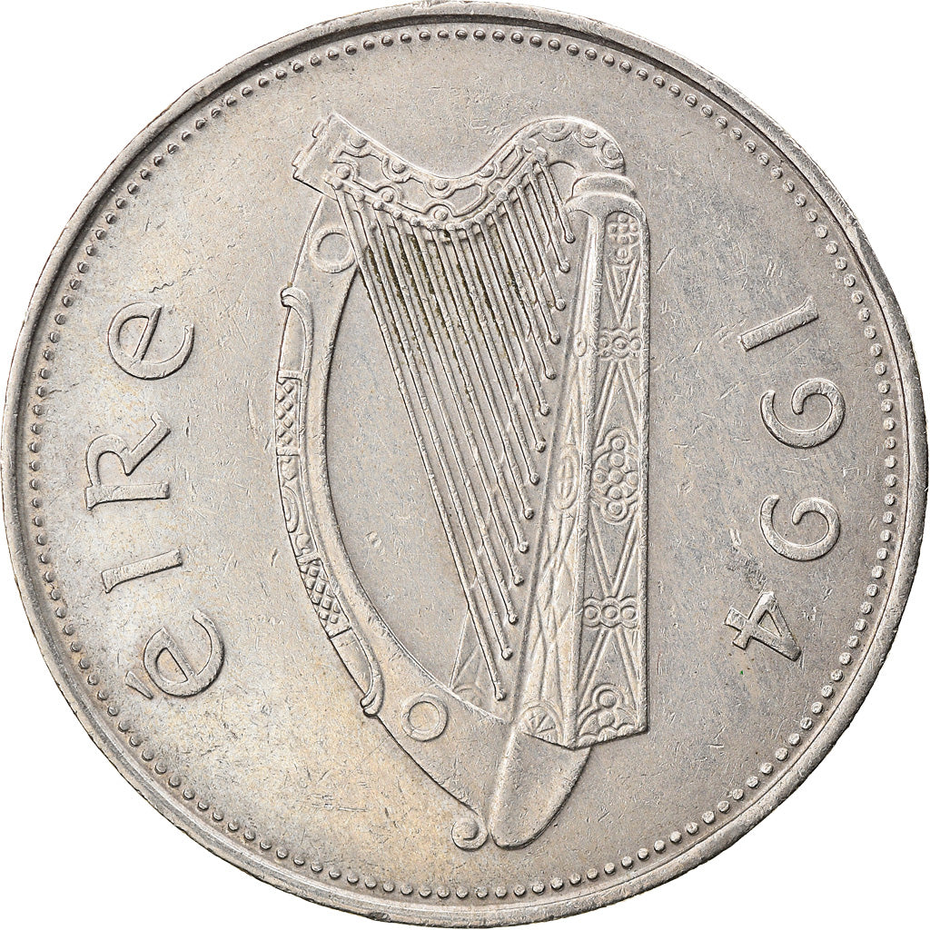 Coin, IRELAND REPUBLIC, Punt, Pound, 1994, EF(40-45), Copper-nickel, KM:27